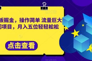 合同模板掘金，操作简单流量巨大的冷门项目，月入五位轻轻松松【揭秘】